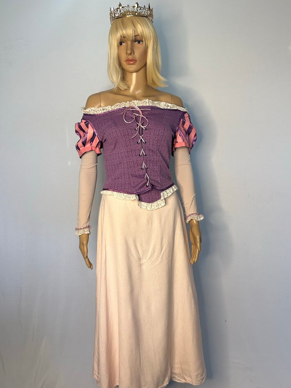 Rapunzel Inspired Costume Handmade Purple Top Susan Bristol Skirt Size 6